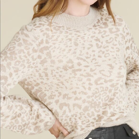 VERONICA BEARD Tilda Animal Print Pullover Sweater Size S NWT - Picture 5 of 13
